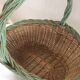 Spring wicker basket