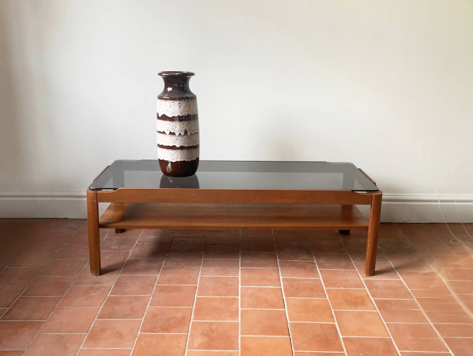 1960/70s Mid-Century vintage solid teak coffee table by Myer