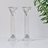 Crystal candlesticks