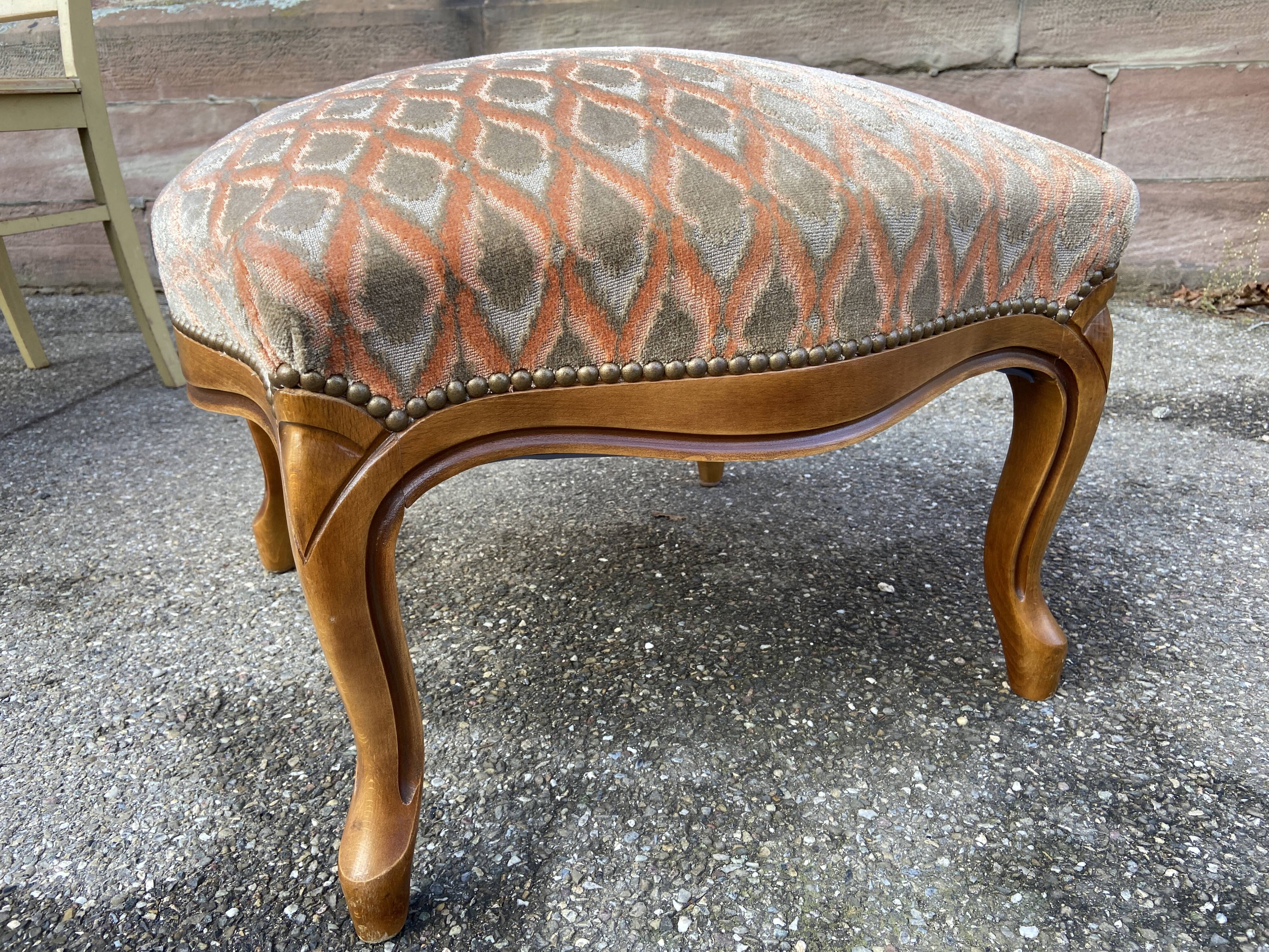 Ottoman stool old Louis XV