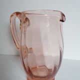 Pitcher pink glass