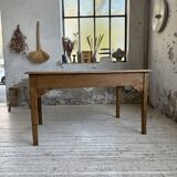Oak desk with spindle legs, 1950s
