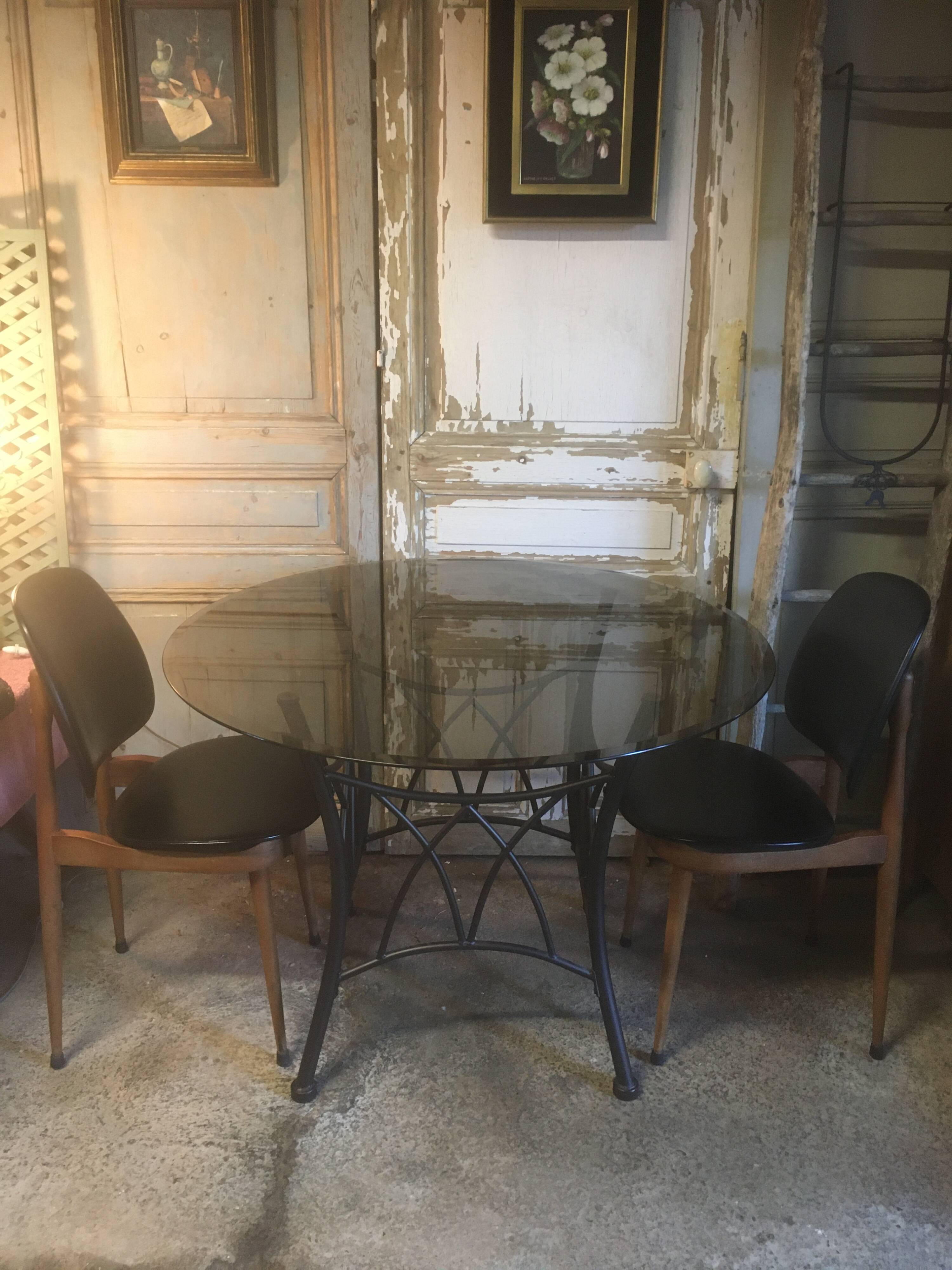 Pair of Pegase chairs by Baumann 1960