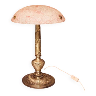 Lampe en bronze signé gm (garde meuble) palais royal