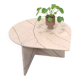 Marmeren druppelvormige tafel