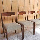 Set of rosewood chairs