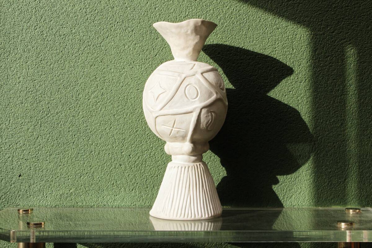 Large ceramic vase from France, attributed to Pierre Casenove.