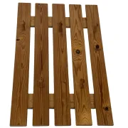 Vintage pine coat rack, 1970s minimalist design