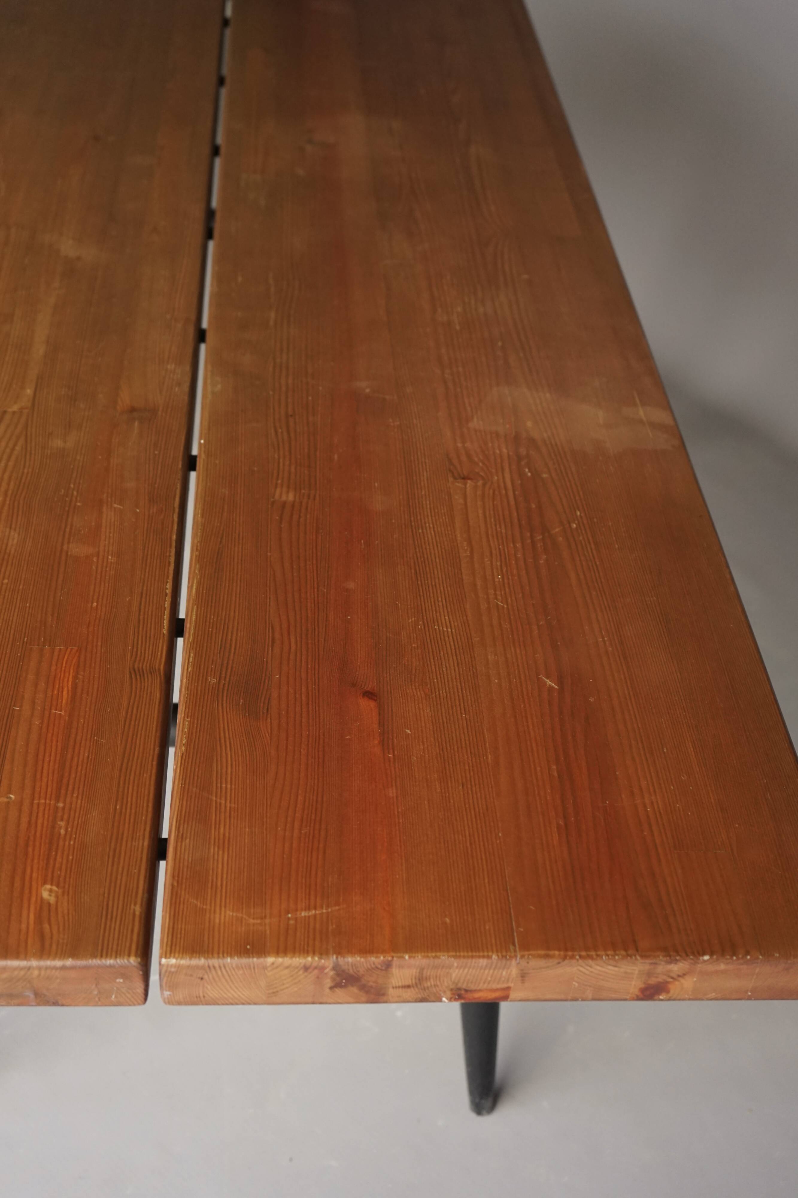 Mid-Century Large Pirkka Dining Table by Ilmari Tapiovaara for Laukaan Puu