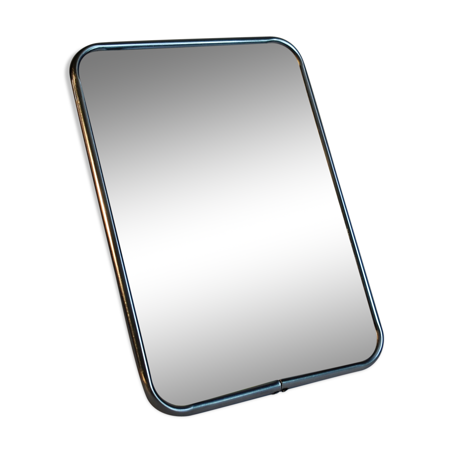 Barber mirror red back 15x20cm