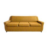 Vintage convertible sofa in fabric 1970