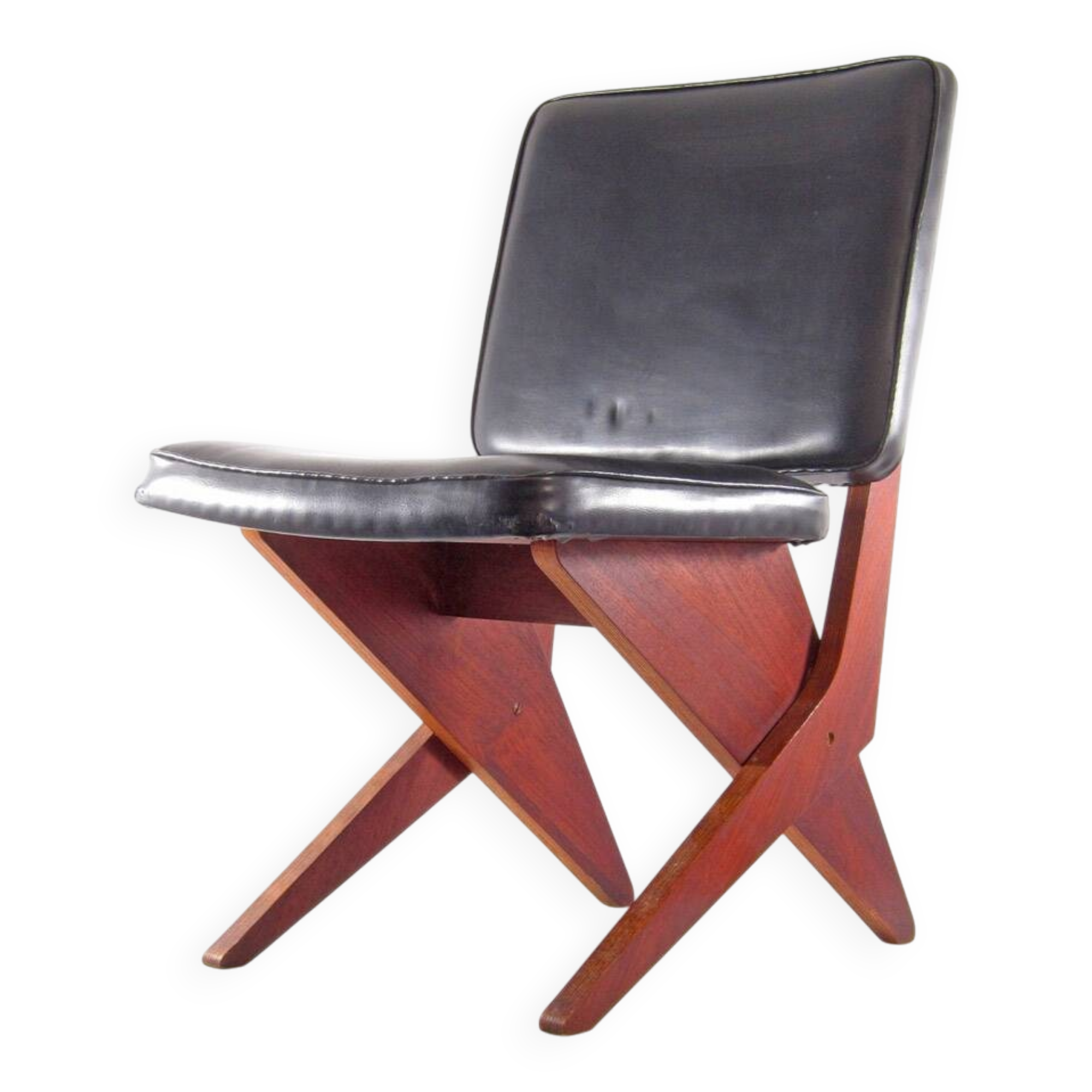Pastoe FB 18 scissor fifties dining chair by Jan van Grunsven