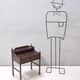 Vintage 1970s Postmodern Walnut Nightstand, Italian Design, Excellent