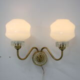 Set of chandelier and wall lamp, 1970´s.