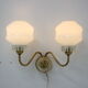 Ensemble de lustre et applique, 1970 ́s.