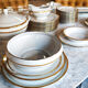 Limoges porcelain service 86 pieces gold 24K