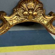 Pair of golden mirrors, 97x28 cm