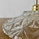 Vintage glass lampshade pendant light - tableware collection -
