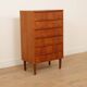 Vintage Danish chest of drawers | Teak | 6 drawers | 105 cm