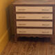 Oak chest of drawers