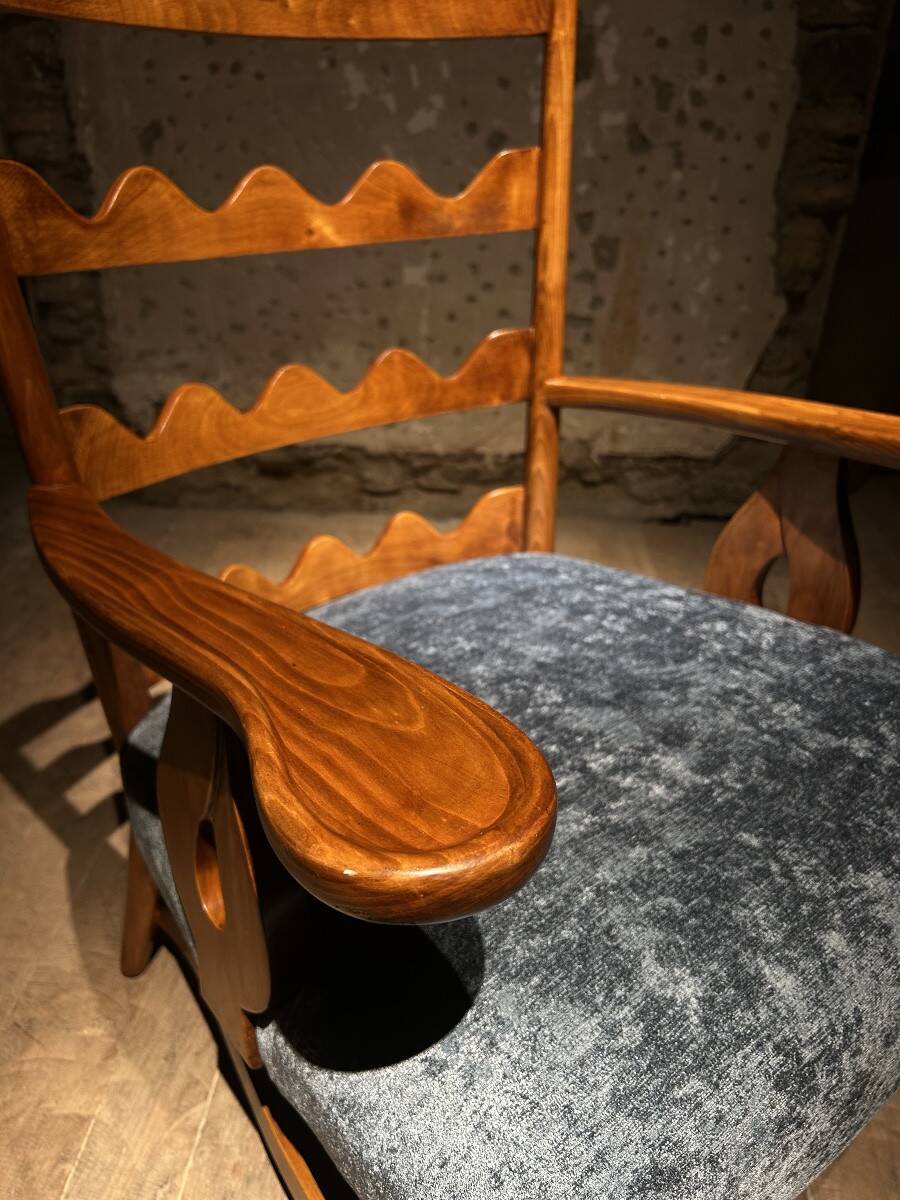 Paolo Buffa - Paire de fauteuils et table basse, 1950