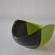 Vintage two-tone ceramic cup 50's