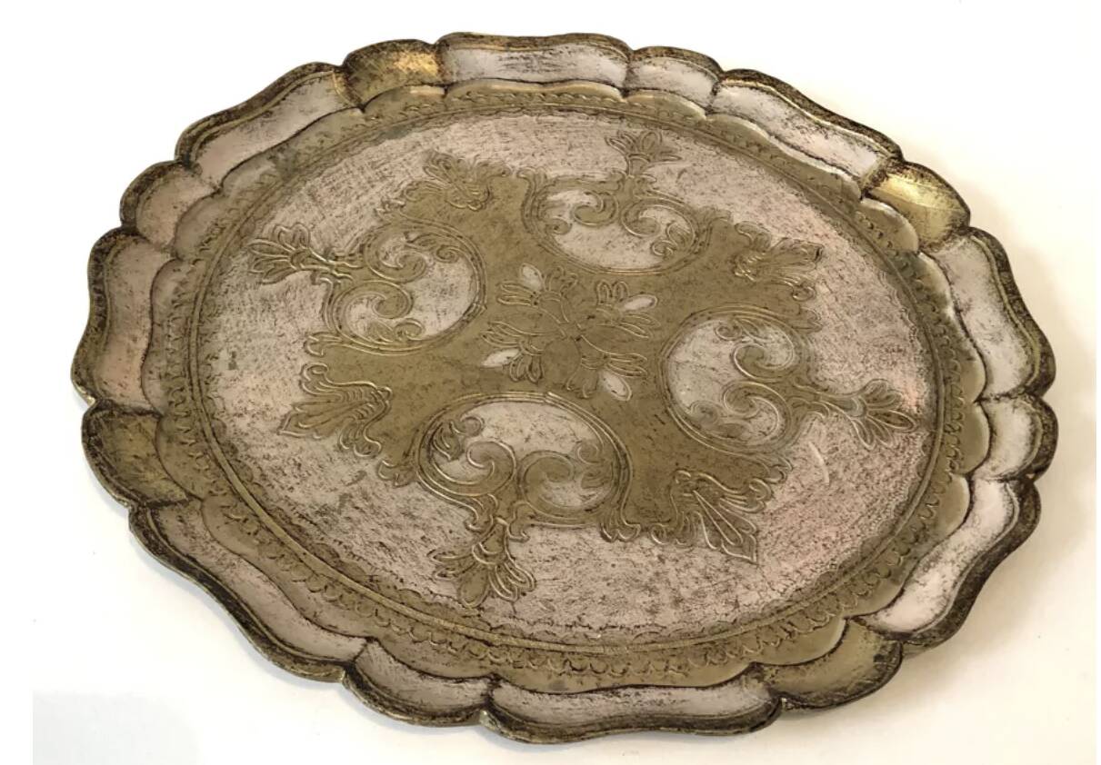 Golden Beige Italian Tray