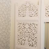 carved wooden screen