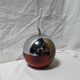Ice bucket in the shape of an apple, chrome metal and red Bakelite, France, 70s