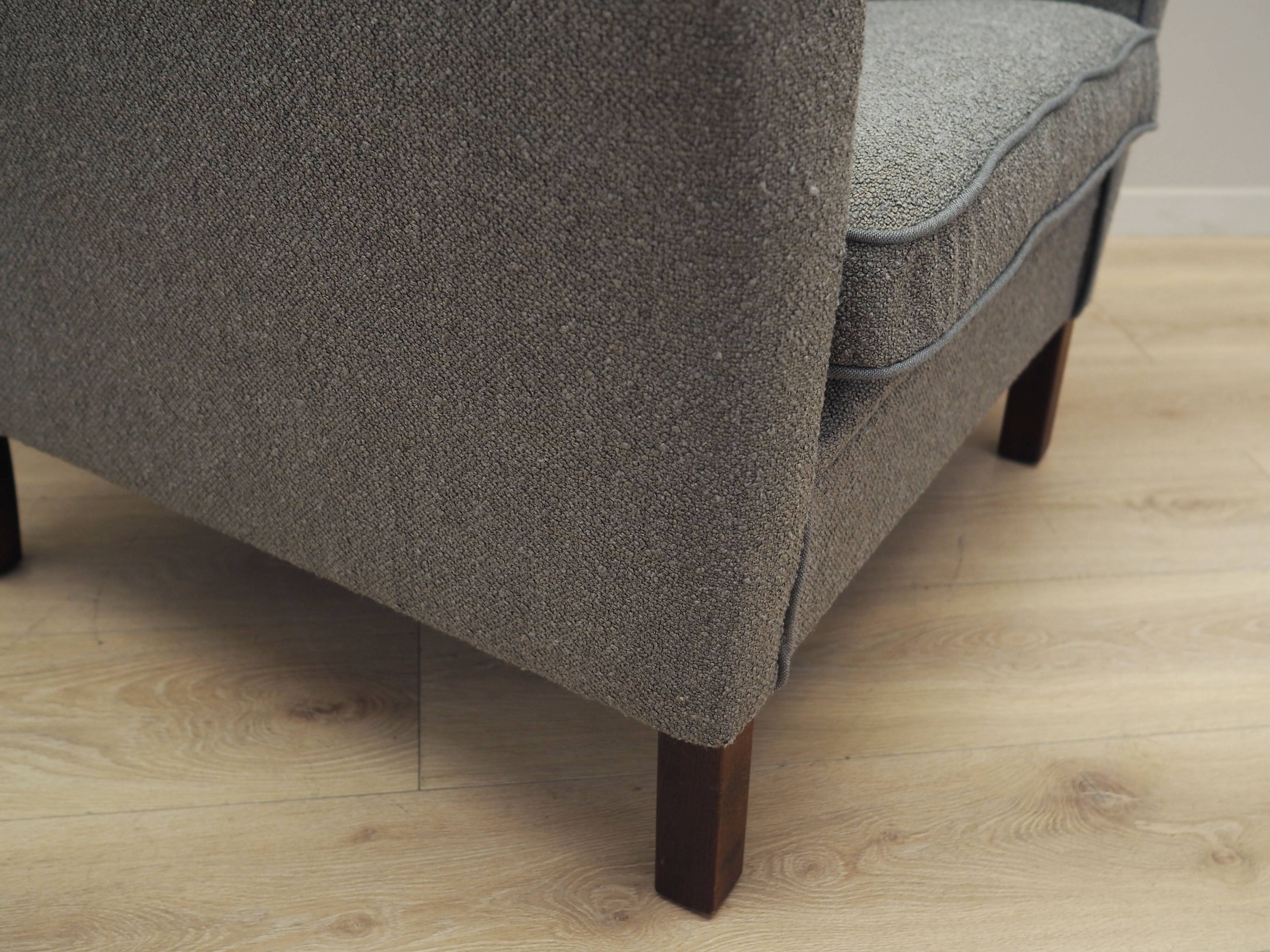 Fauteuil à oreilles, design danois, années 1970, production : Danemark