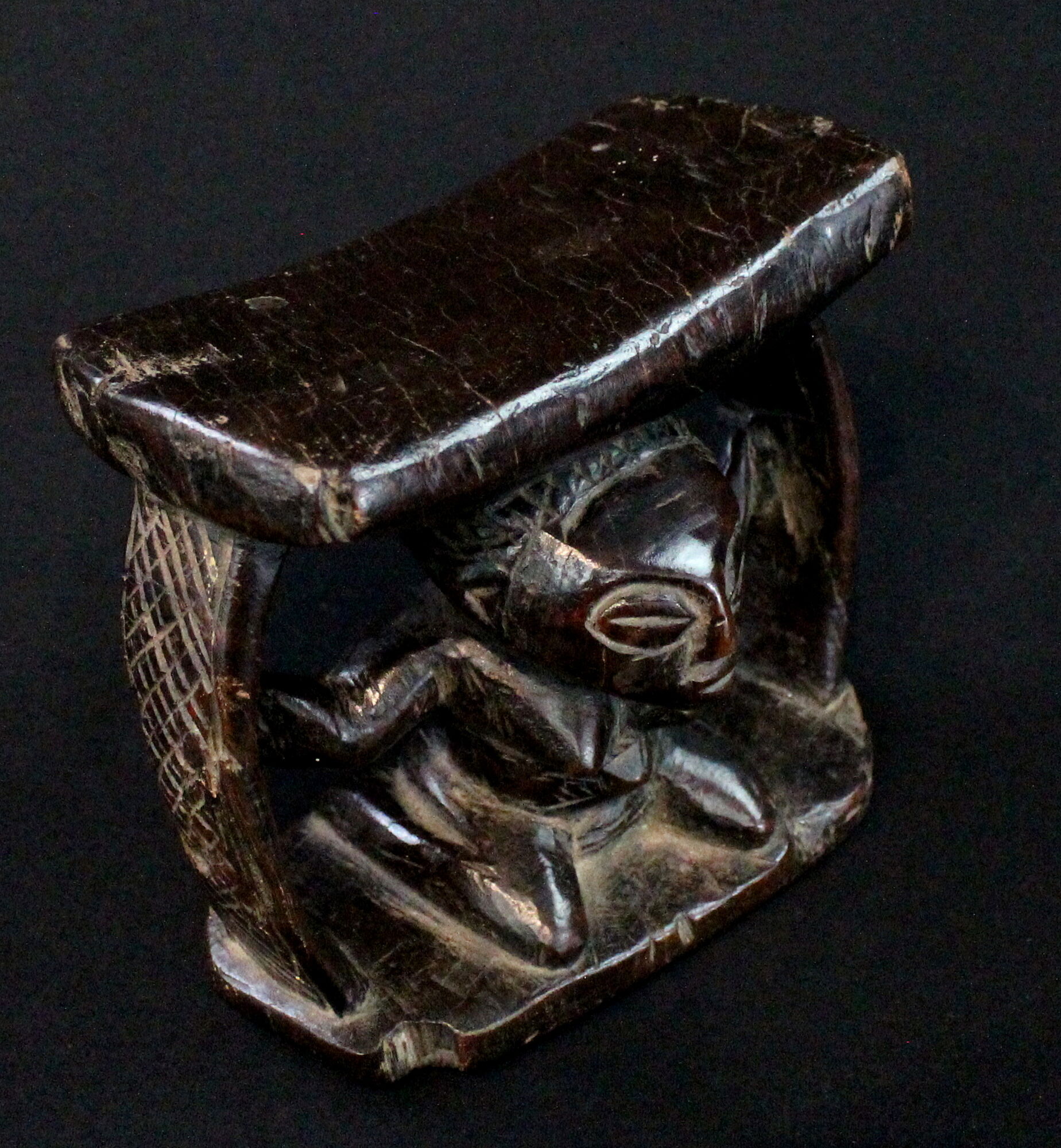 Former neck support ethnic Luba Democratic Republic of Congo