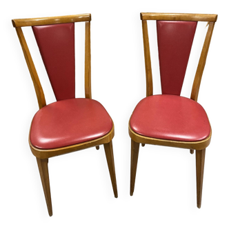 2 chaises vintage Baumann Palma années 70/80