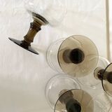 Blown bubble glasses