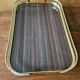 Vintage brass and formica tray 1950s