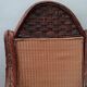 Old rattan armchair circa 1900-1930