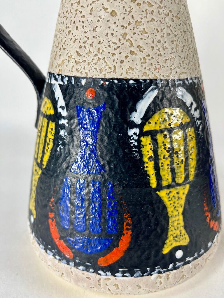 Vase (x2) West Germany Fat Lava Dümler&Breiden 1960