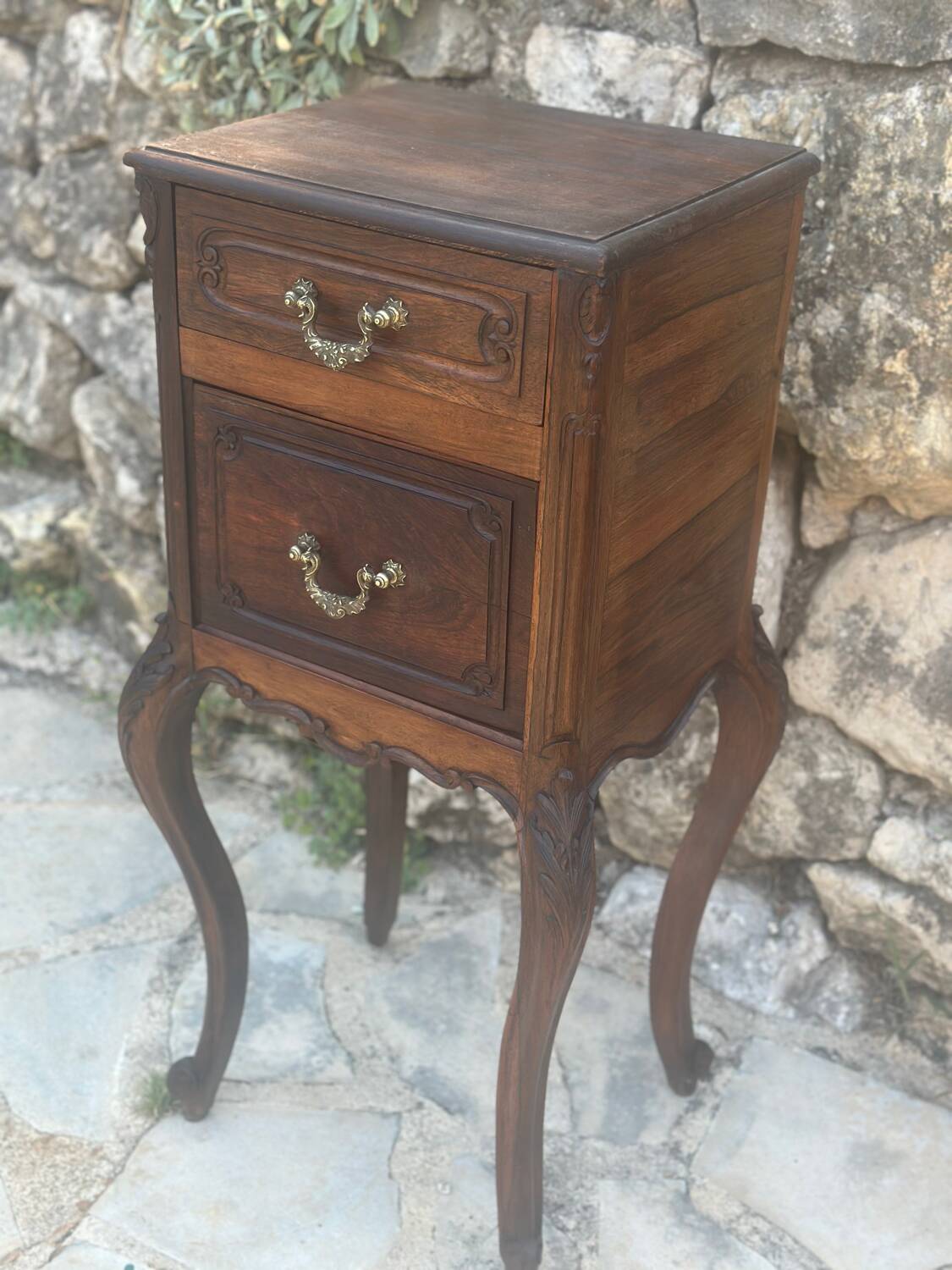 little Louis XV style flying table in rosewood, 19th century