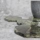 Angelo – Indian Green Octagonal Natural Marble Coasters - set of 4