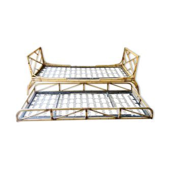 Timael rattan and giggle bed