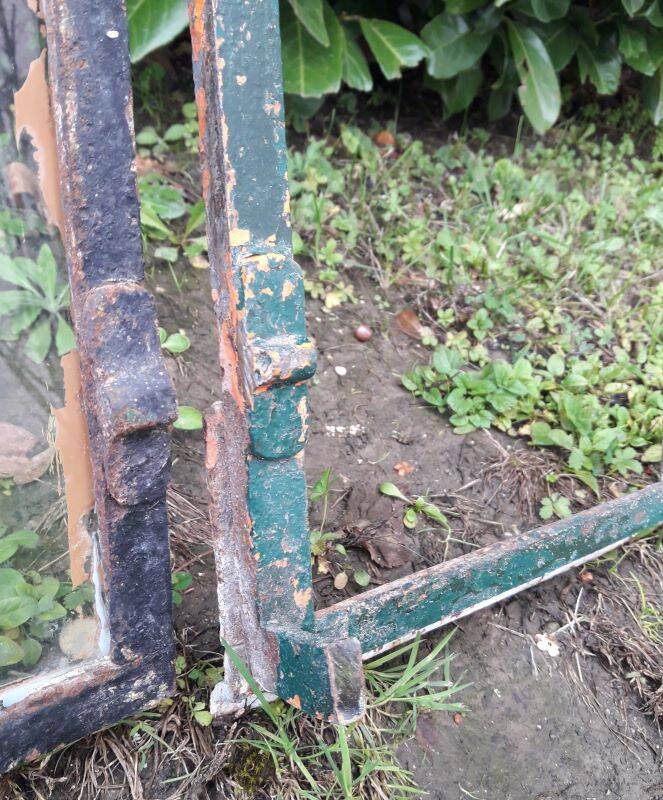 Industrial arched metal windows L73xH110 19th century glass roof