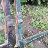 Industrial arched metal windows L73xH110 19th century glass roof