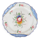 Large Vintage Hand Painted Italian Ceramic Plate with Flowers