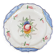 Large Vintage Hand Painted Italian Ceramic Plate with Flowers