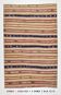 5x8 Cream & Navy Blue Striped Pattern Kilim Rug, 152x234Cm