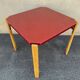 Bruno Rey table in red formica for Dietiker, 1970s
