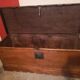 Solid wood chest