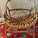 Child rattan armchair