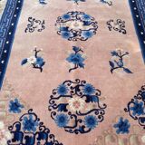 Handmade chinese vintage carpet 123x186 cm