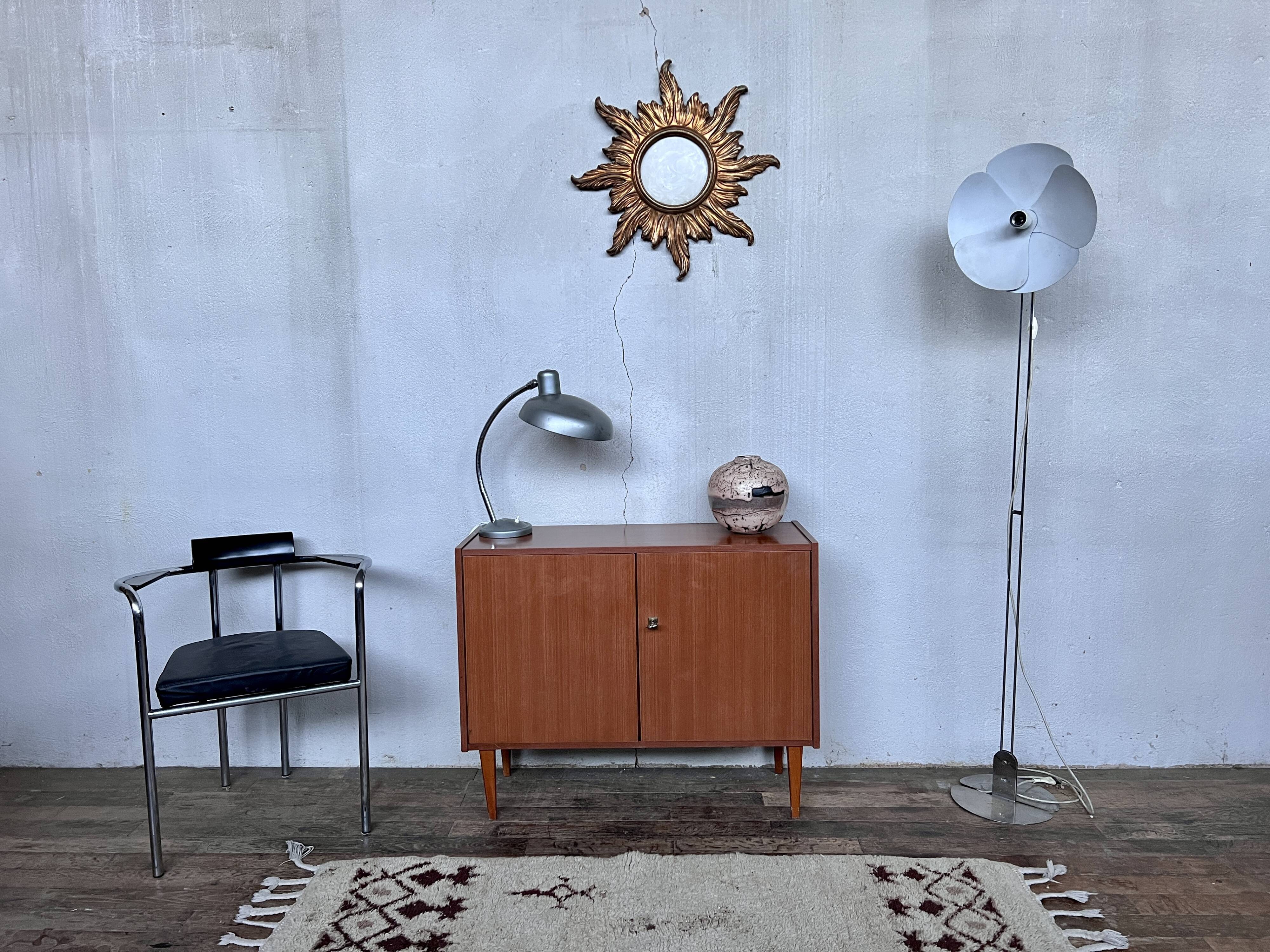 Hifi tv cabinet enfilade Scandinavian look modernist French 1950