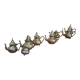 Arabic tea maker 8 pieces, Morocco 50s
